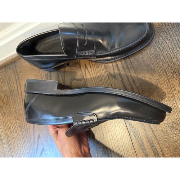 Crosby Square Newhaven Penny Loafer Black Men\'s 8.5/9 Leather NEW READ $400 main image 9